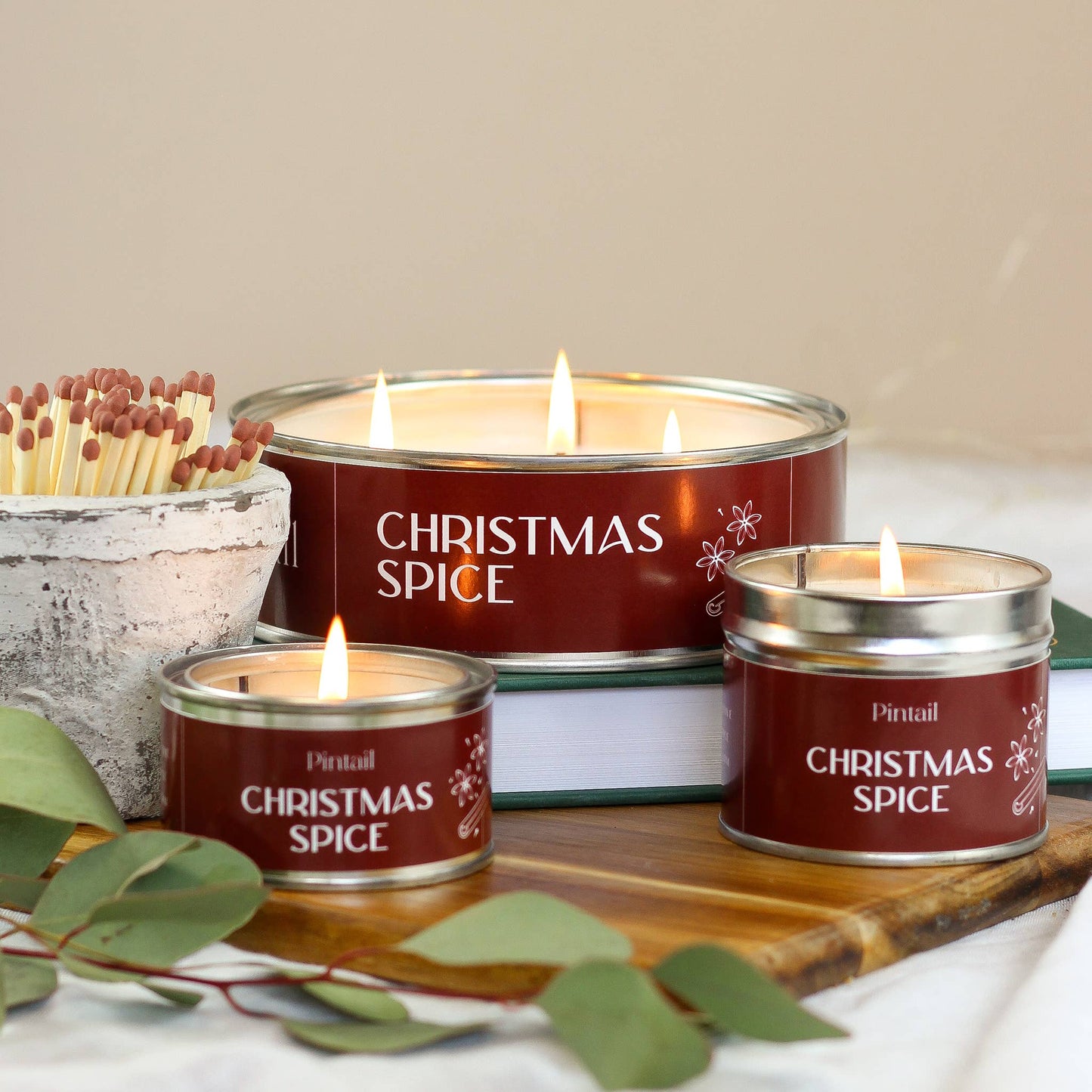 Christmas Spice Classic Tin Candle