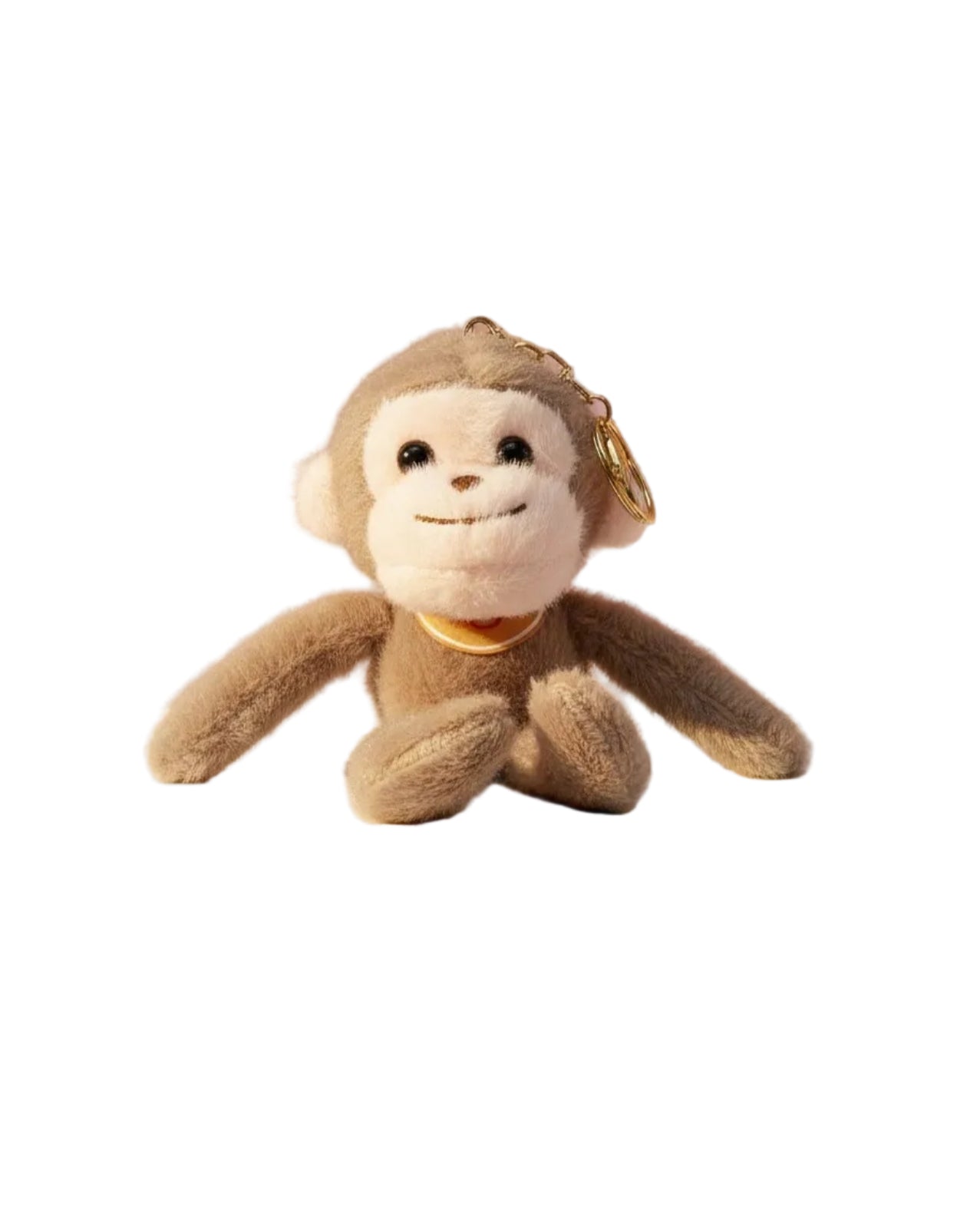 Little Monkey Bag Charm in Brown or Grey