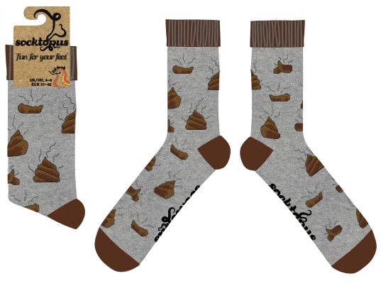 These Socks Are Shit Poo Crew Socks