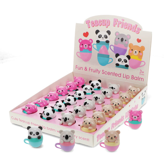 Teacup Animal Friends Assorted Lip Balm