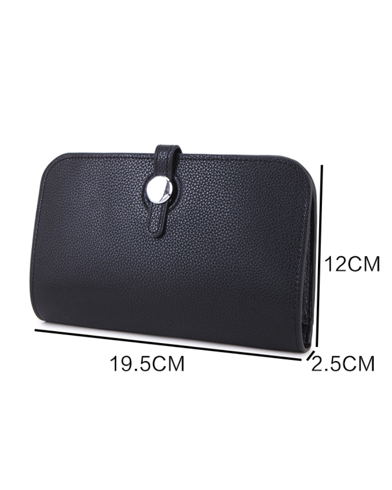 Circle Clasp Wallet