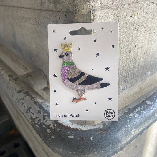 Pigeon Iron-On Embroidered Patch