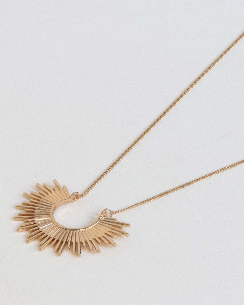 Soleil Half Burst Necklace