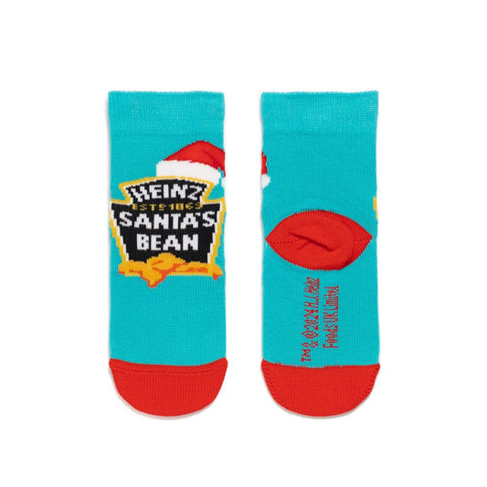 Heinz Baked Beans 'Santa's Bean' Baby Socks