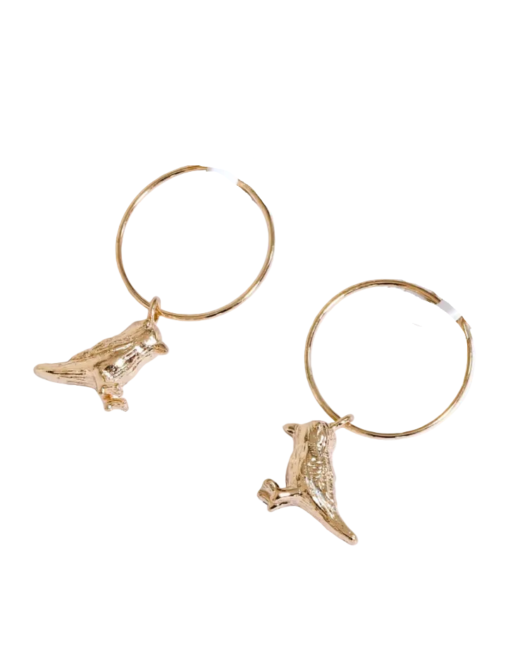 Robin Tiny Hoops Earrings