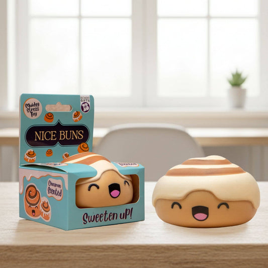Squishy Nice Buns Iced Bun Stress Toy