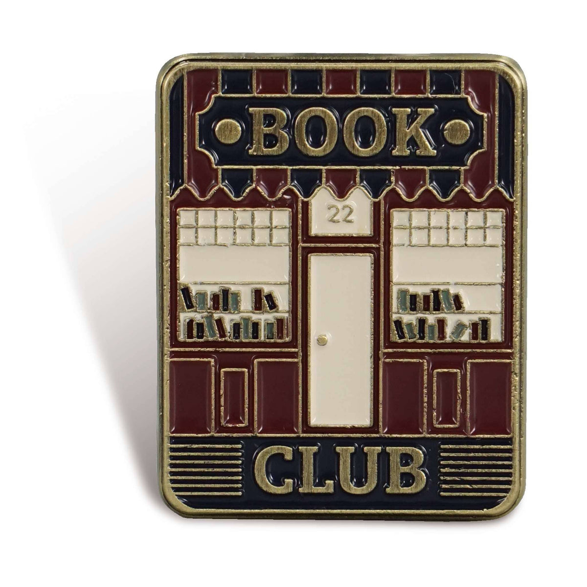 Book Club Reading Enamel Pin Badge