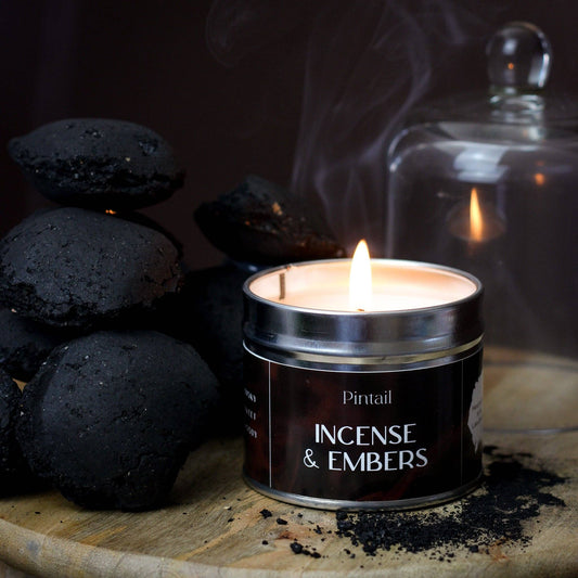 Incense & Embers Classic Tin Candle