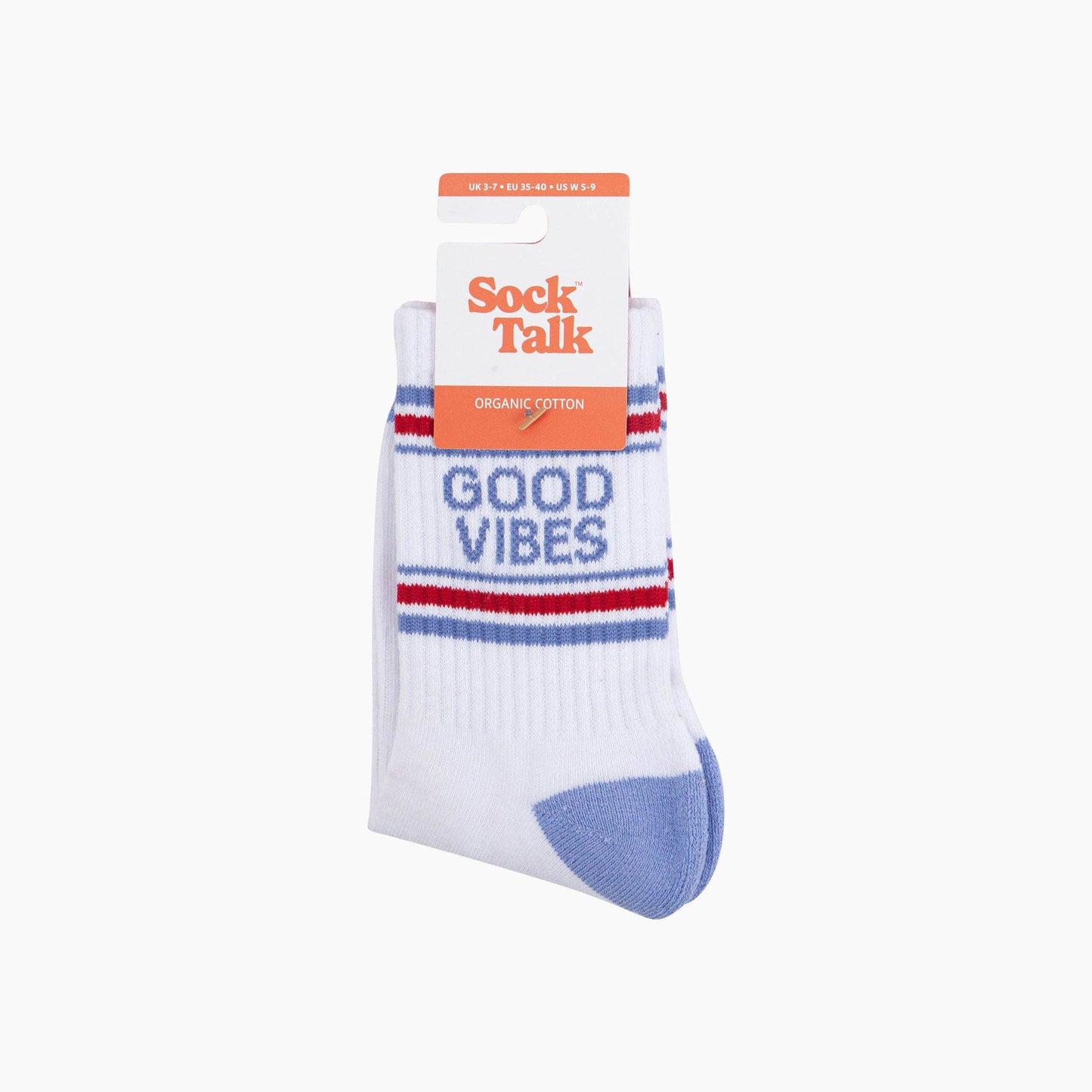 Good Vibes Organic Cotton Sports Socks