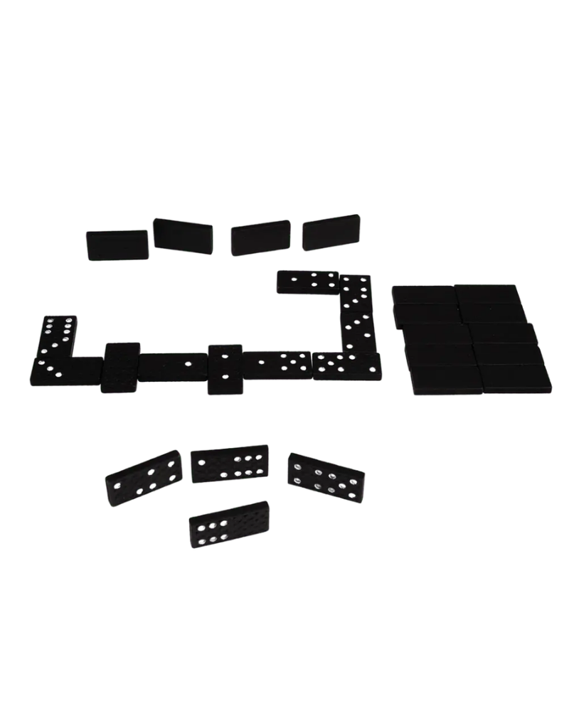 Dominoes in a Wooden Box