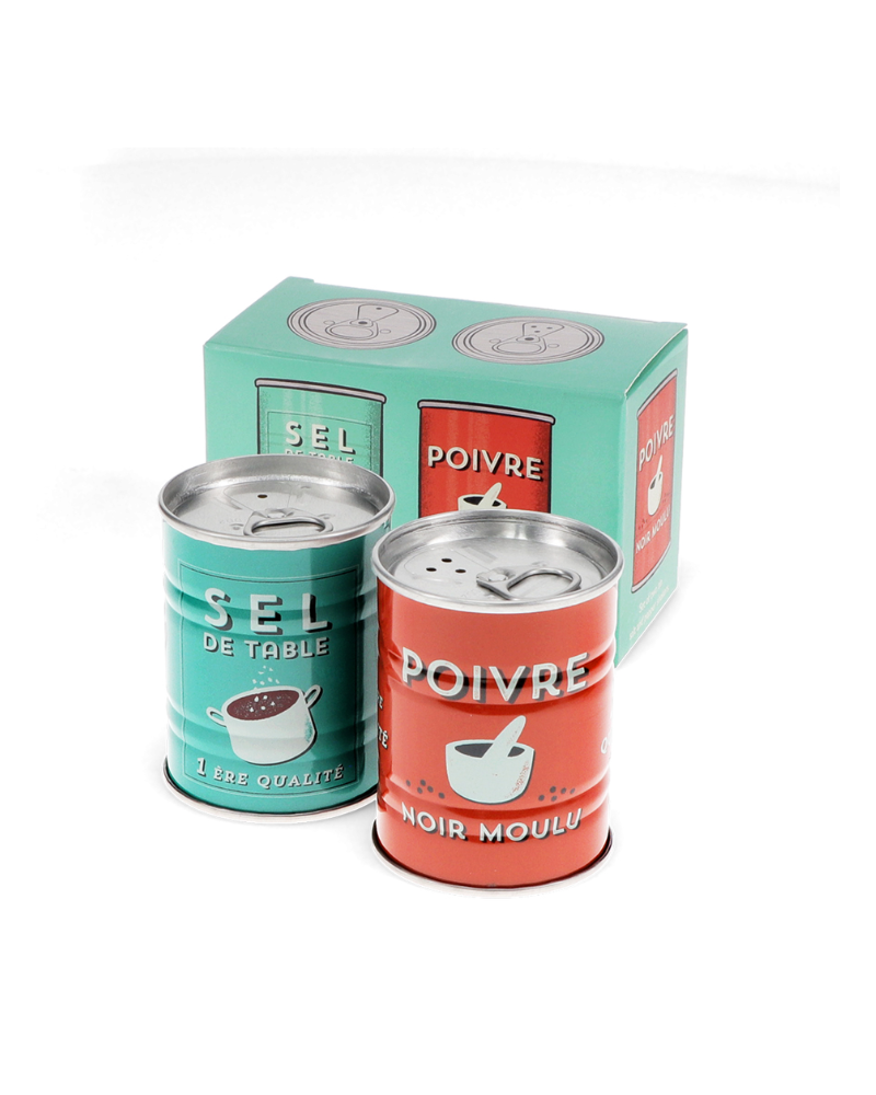 Sel and Poivre Retro Salt & Pepper Set