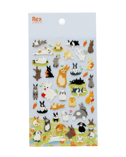 3D Puffy Kawaii Bunny Stickers