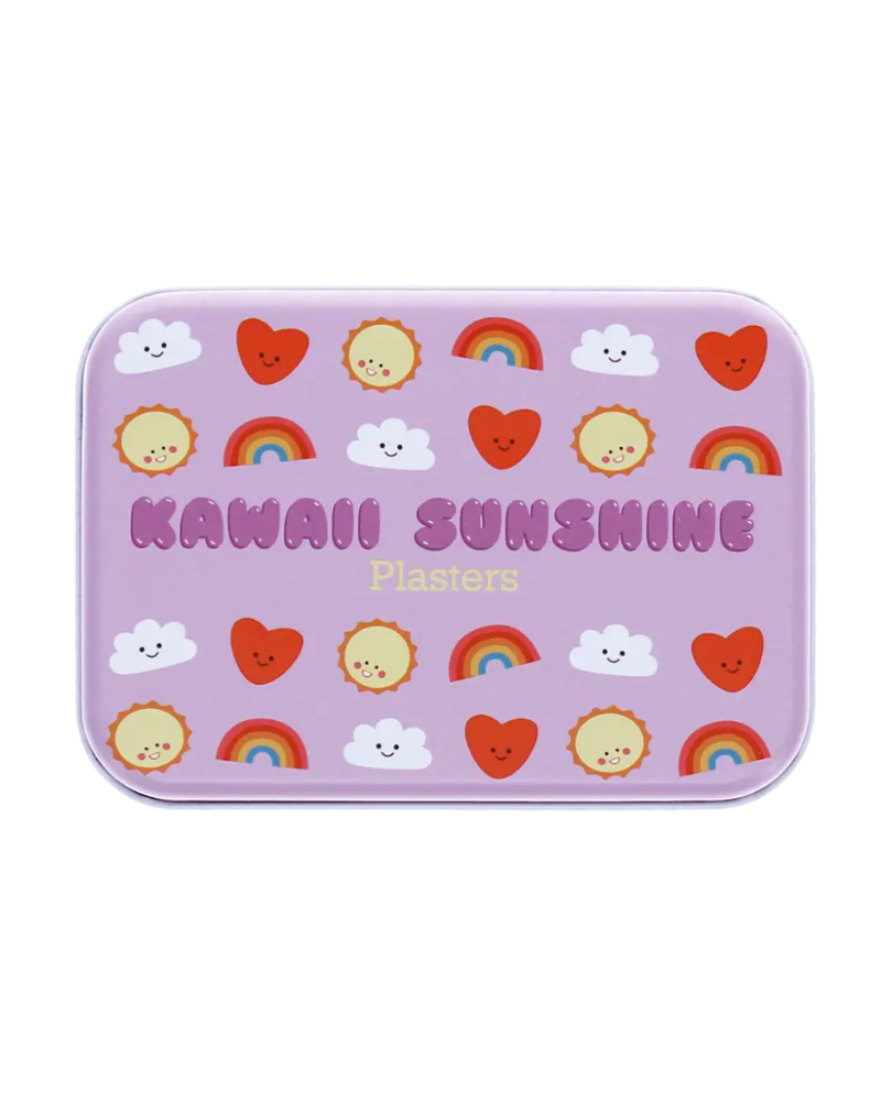 Kawaii Sunshine Children's Plasters in a Tin Set of 30