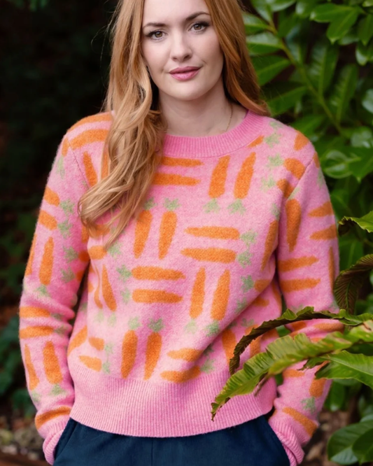 Selena Fluffy Carrots Jumper Sugarhill Brighton