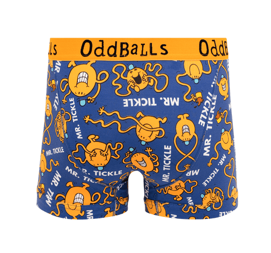 Mr Tickle Mr Men Mens Cotton Boxer Shorts