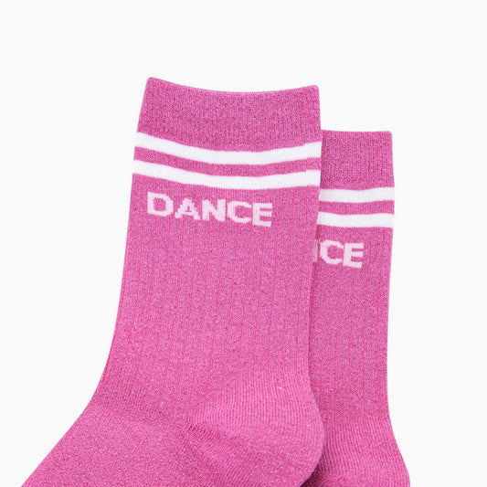 Dance Combed Cotton Glitter Socks