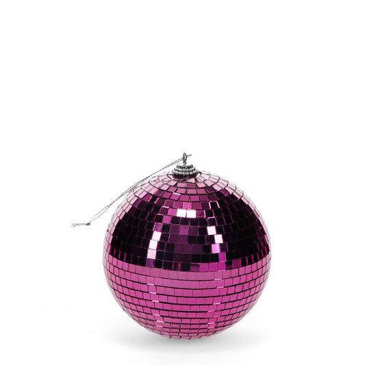 Hanging Pink Disco Ball