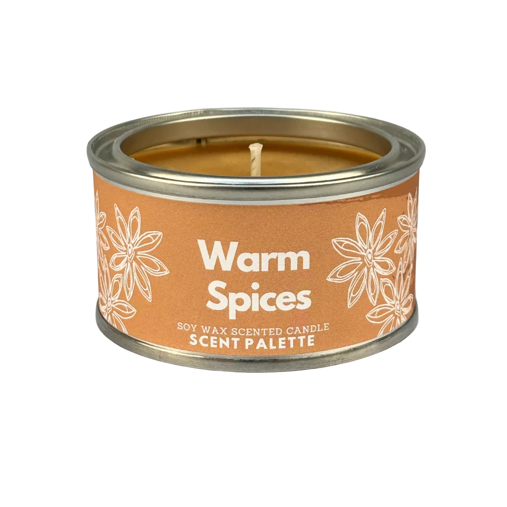 Warm Spices Paint Tin Candle