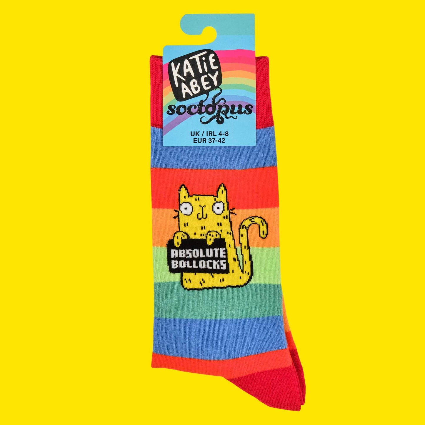 Absolute Bollocks Sweary Cat Socks