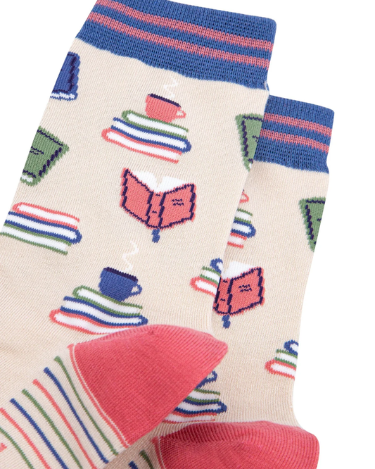 Book Lover Bamboo Socks