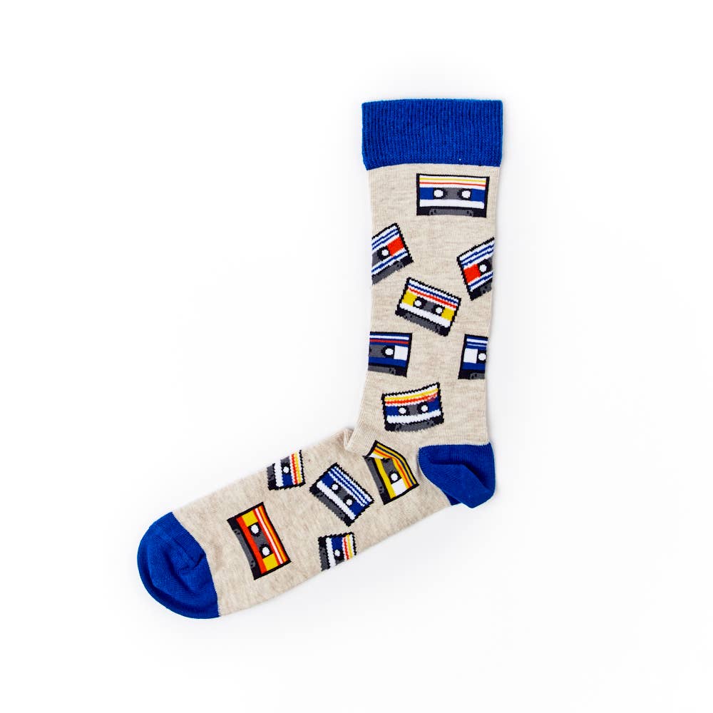 Cassette Gift Box Crew Socks