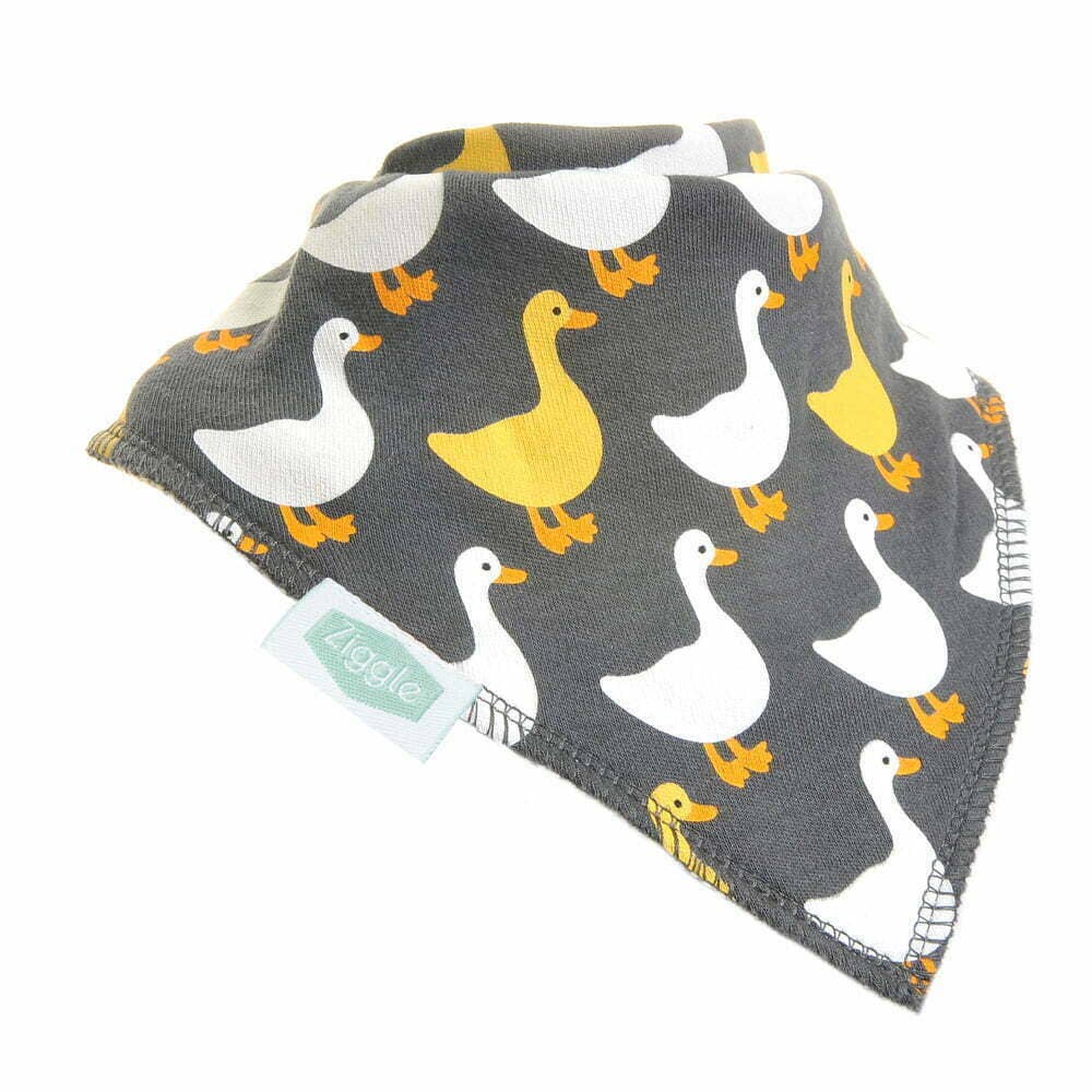 Farm Geese Baby Bib
