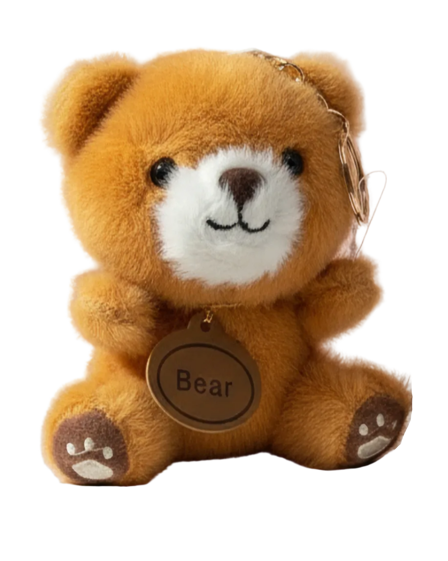 Teddy Bear Plush Bag Charm in Brown