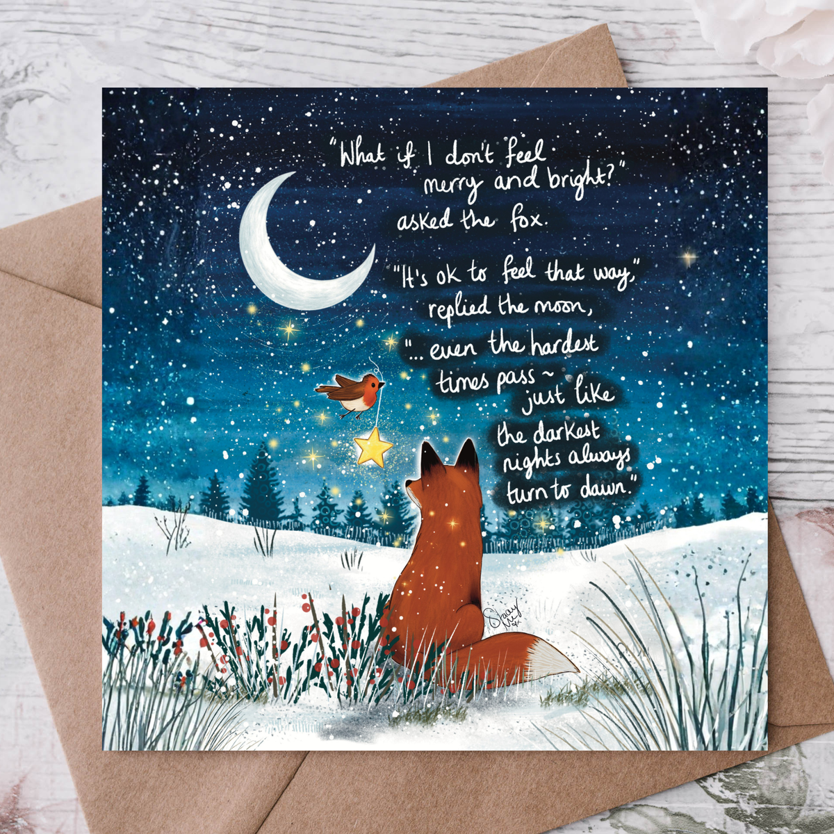 Darkest Nights Christmas Card