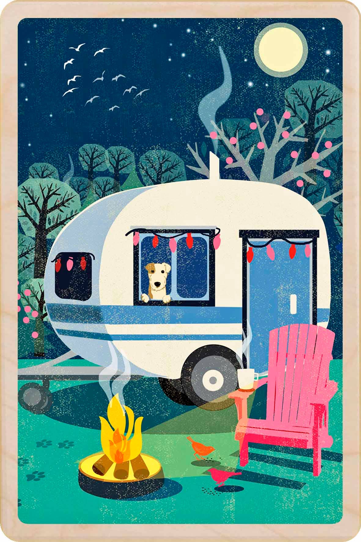 Cosy Caravan Scottish Magnet