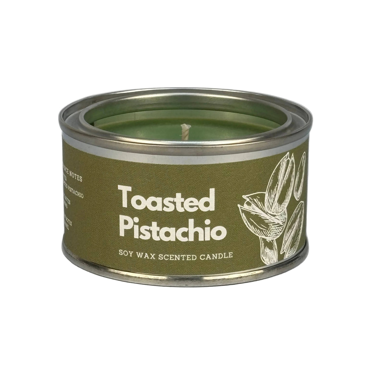 Toasted Pistachio Paint Tin Candle