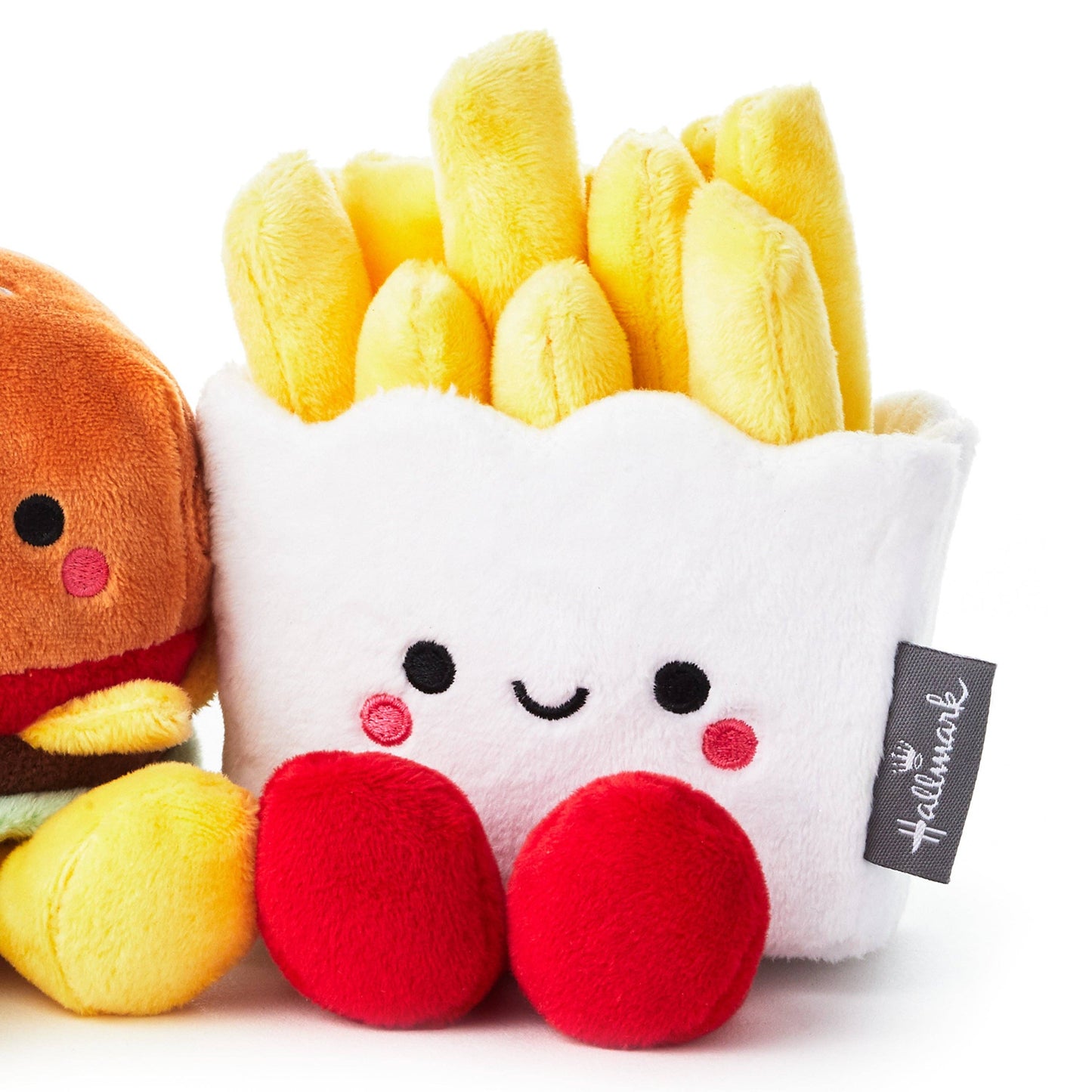 Burger & Fries Magnetic Soft Toy Pair