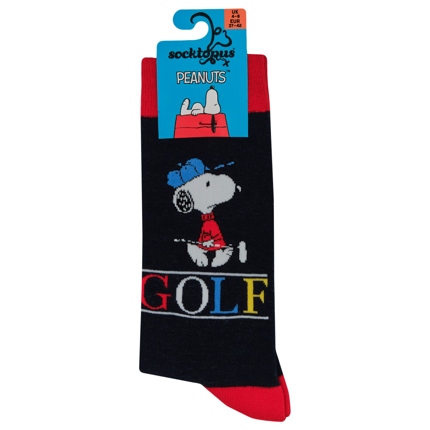 Golf Snoopy Peanuts Crew Socks