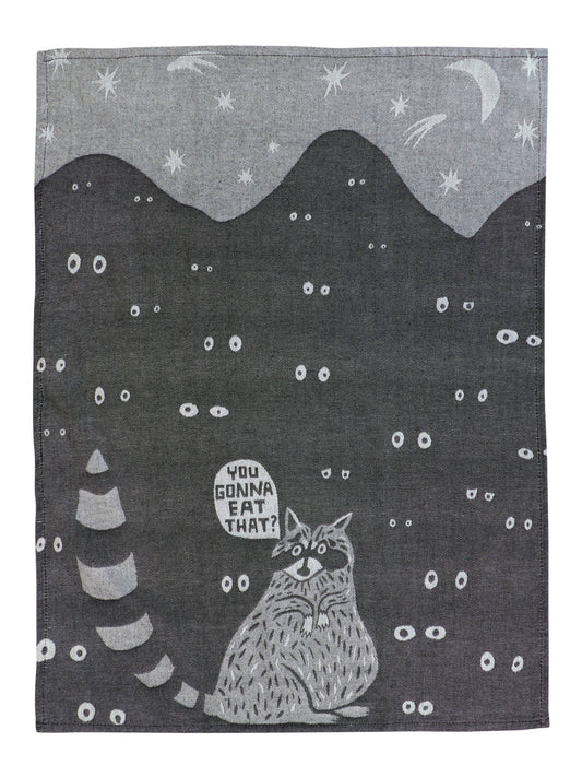 You Gonna Eat That Raccoon Dish Towel