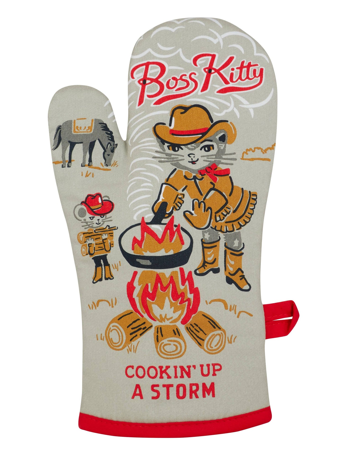 Boss Kitty Cowboy Oven Mitt