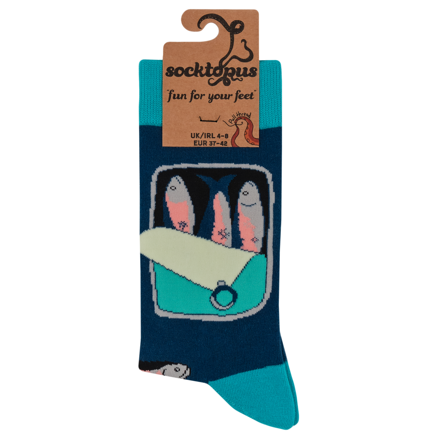 Partners in Brine Sardine Crew Socks