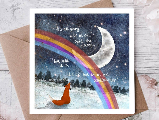 It’s OK Not To Be OK Encouragement Greeting Card