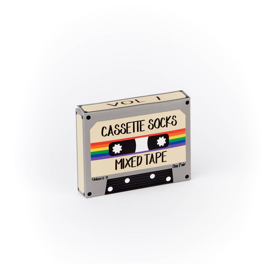 Cassette Gift Box Crew Socks