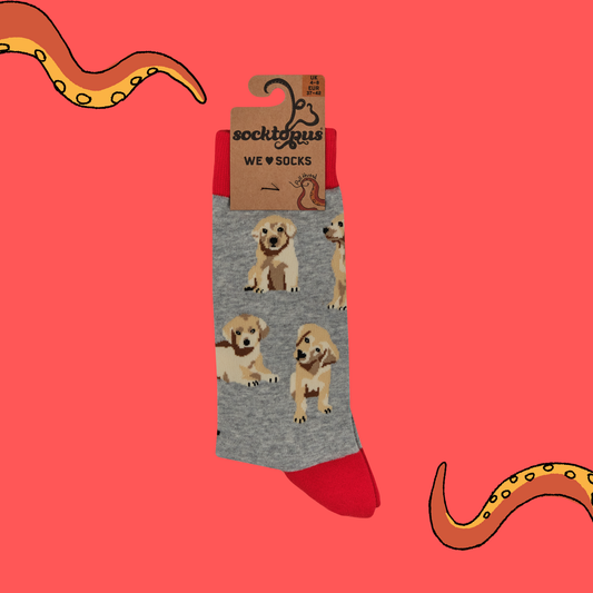 Puppy Love Crew Socks