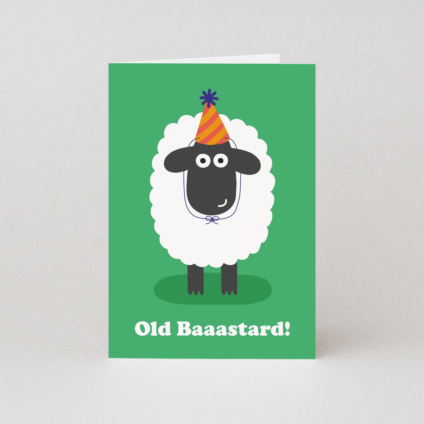 Old Baastard Sheep Birthday Card