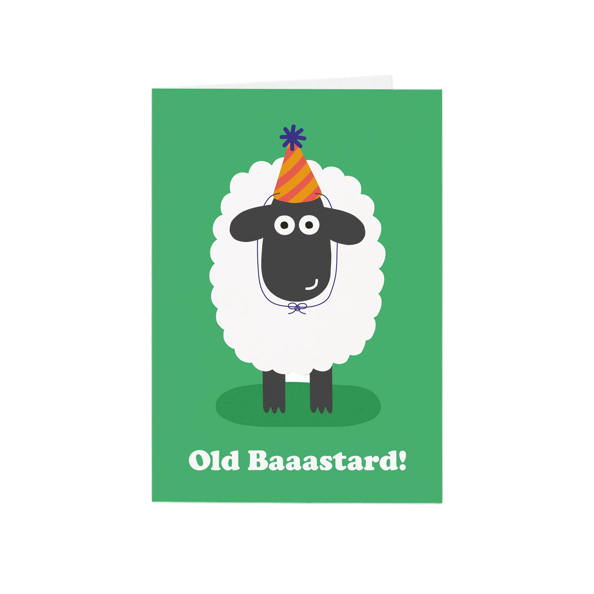 Old Baastard Sheep Birthday Card