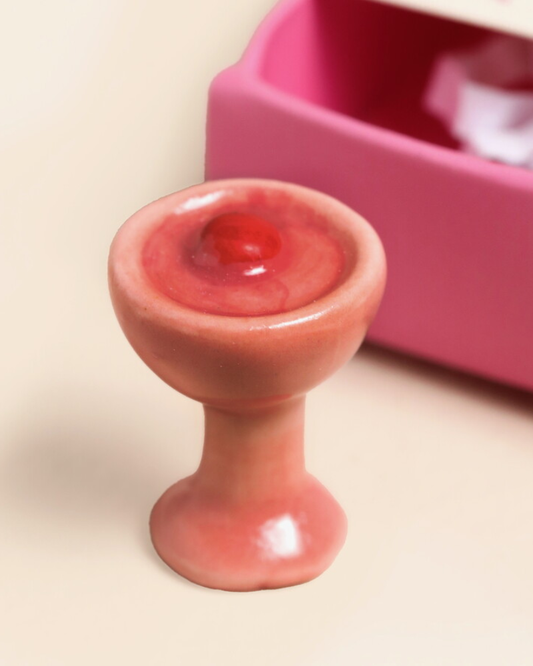 Tiny Matchbox Ceramic Tokens: Martini