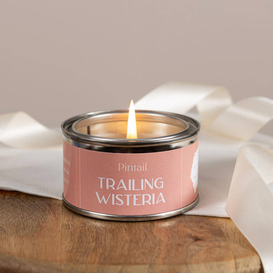 Trailing Wisteria Paint Pot Candle