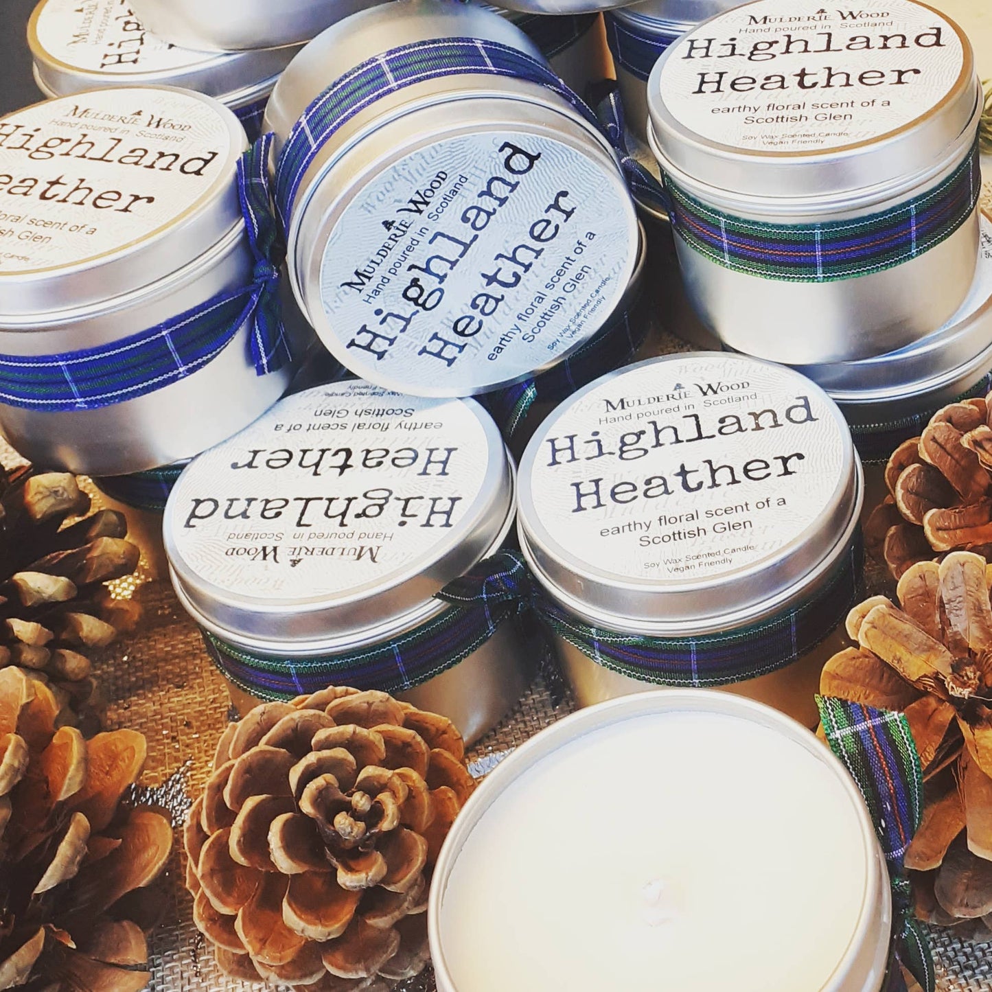 Highland Heather Handmade Soy Wax Candle