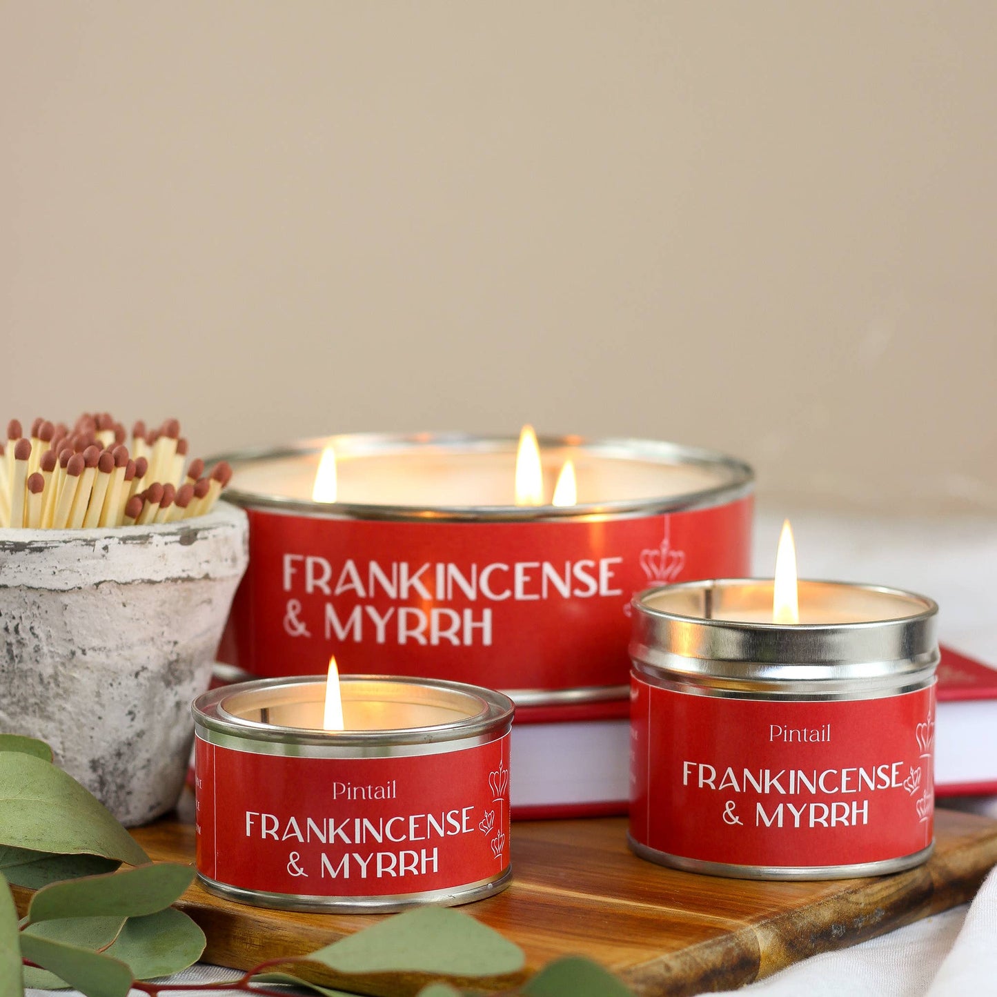 Frankincense & Myrrh Classic Tin Candle