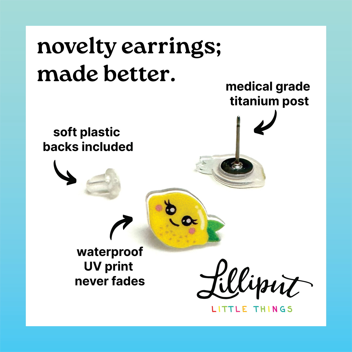 Traffic Cone Earrings