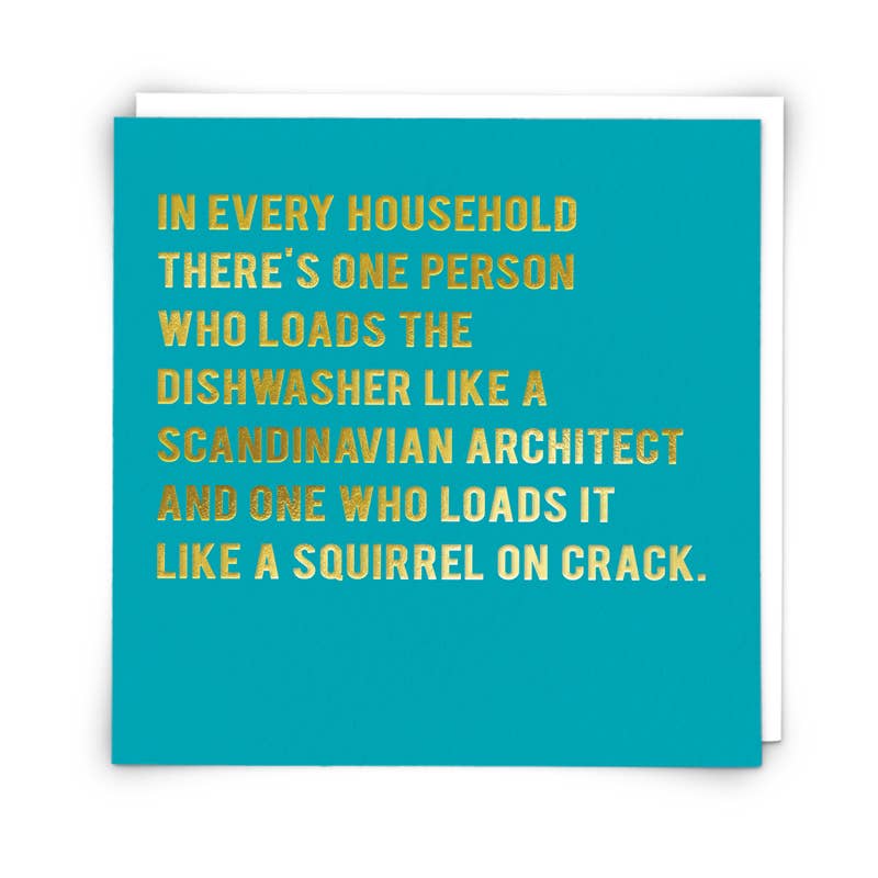 Scandinavian Architect Greeting Card