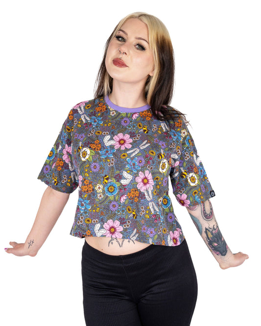 Cottagecore Cropped Boxy Tee By Rebel Romance