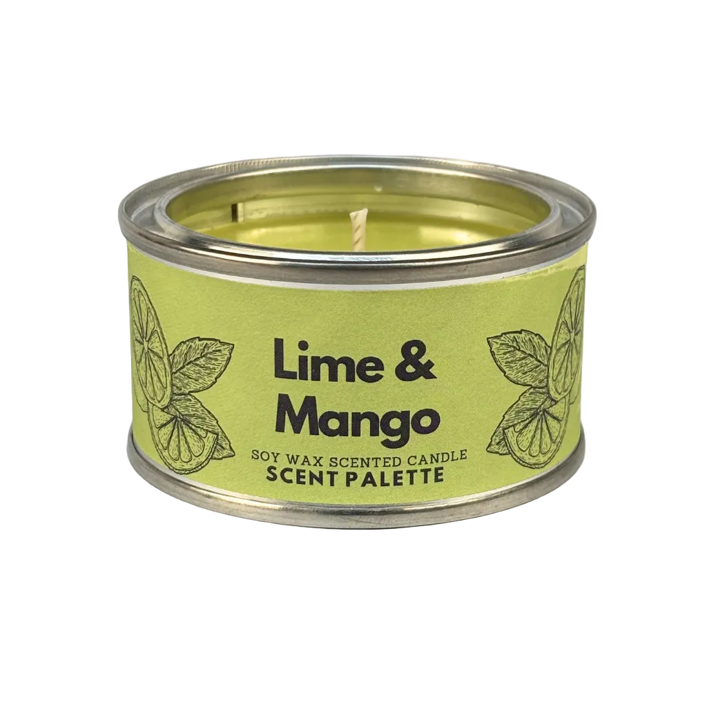 Lime & Mango Paint Tin candle