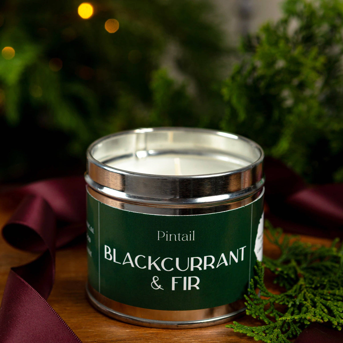 Blackcurrant & Fir Classic Tin Candle
