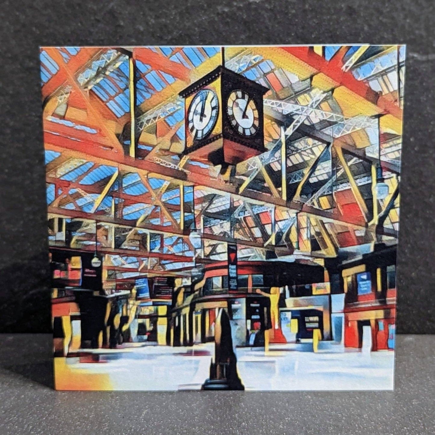 Glasgow Central Station Greeting Card
